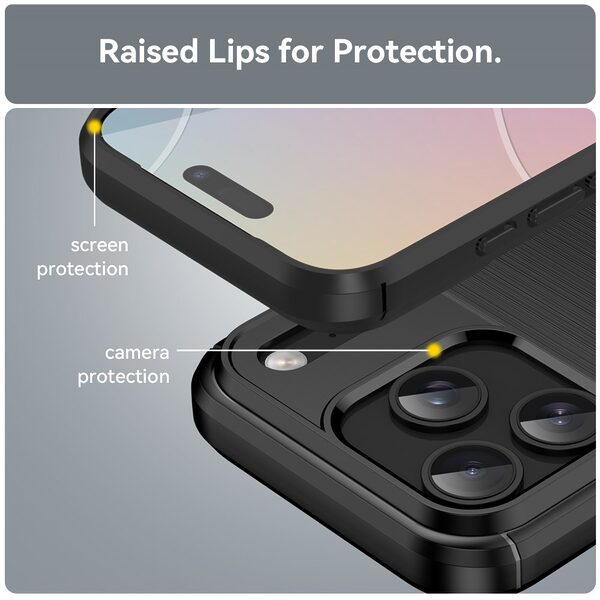 Θήκη iPhone 17 Pro - OEM - Πλάτη TPU - Μαύρο - Εικόνα 7