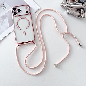 Θήκη iPhone 17 Pro - OEM - Πλάτη TPU - ροζ χρυσό - MagSafe