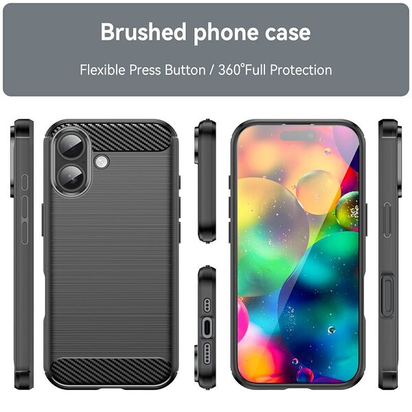 Θήκη iPhone 17 - OEM - Πλάτη TPU - Μαύρο - Εικόνα 8