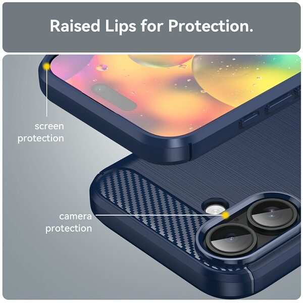 Θήκη iPhone 17 - OEM - Πλάτη TPU - Μπλε - Εικόνα 6