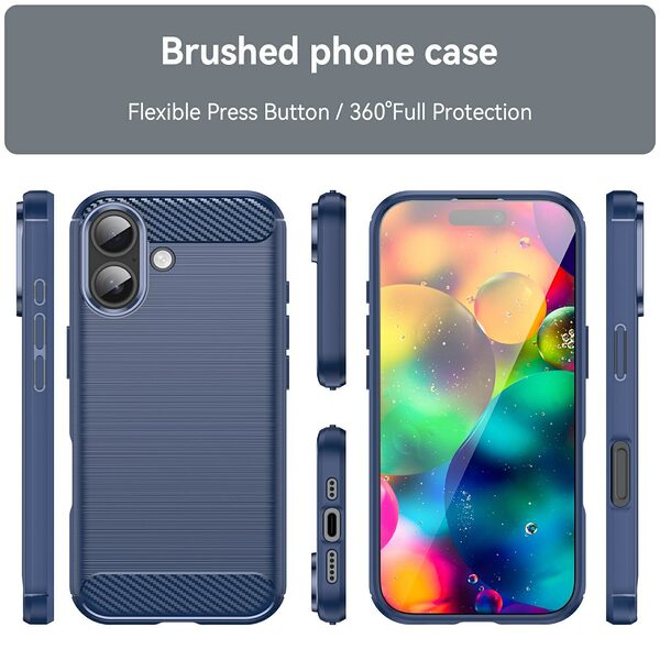 Θήκη iPhone 17 - OEM - Πλάτη TPU - Μπλε - Εικόνα 8
