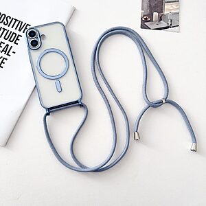 Θήκη iPhone 17 - OEM - Πλάτη TPU - Μπλε - MagSafe