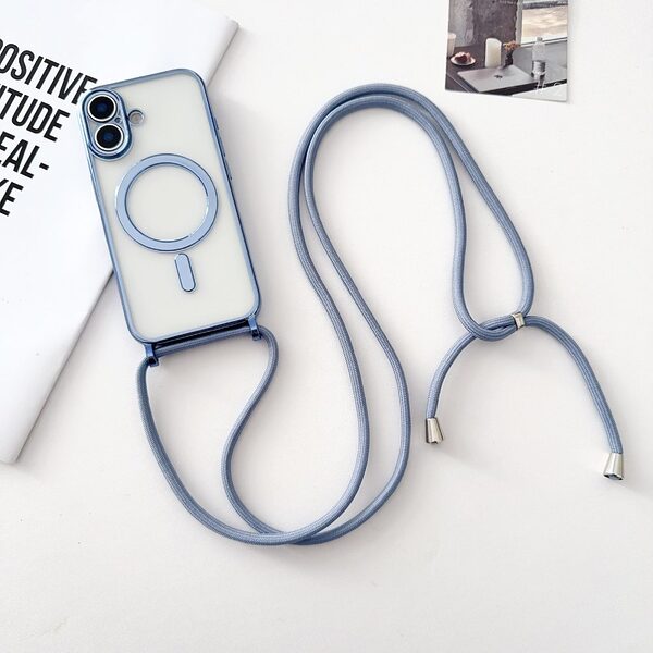 Θήκη iPhone 17 - OEM - Πλάτη TPU - Μπλε - MagSafe