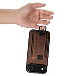 Θήκη iPhone Air - SUTENI H13 - Πλάτη από Συνθετικό Δέρμα (PU) με TPU - Καφέ - Card Holder/Stand - Εικόνα 3
