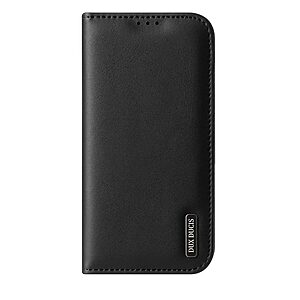 Θήκη iPhone Air - DUX DUCIS Hivo Series - Flip Πορτοφόλι από Αυθεντικό Δέρμα - Μαύρο - RFID/Wallet/Stand - Εικόνα 2