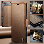 Θήκη iPhone Air - CASEME 023 - Flip Πορτοφόλι από Συνθετικό Δέρμα (PU) με TPU - Καφέ - RFID/Wallet/Stand - Εικόνα 7