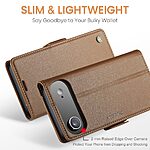 Θήκη iPhone Air - CASEME 023 - Flip Πορτοφόλι από Συνθετικό Δέρμα (PU) με TPU - Καφέ - RFID/Wallet/Stand - Εικόνα 8