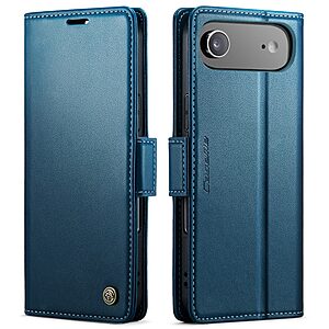 Θήκη iPhone Air - CASEME 023 - Flip Πορτοφόλι από Συνθετικό Δέρμα (PU) με TPU - Μπλε - RFID/Wallet/Stand
