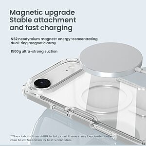 Θήκη iPhone Air - NILLKIN Nature Pro Series - Σκληρή Θήκη PC+TPU - Διάφανο - MagSafe - Εικόνα 2