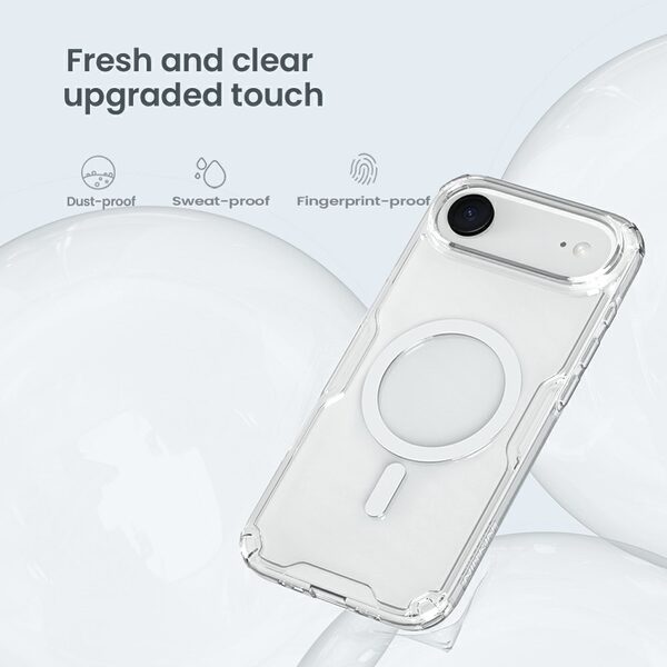 Θήκη iPhone Air - NILLKIN Nature Pro Series - Σκληρή Θήκη PC+TPU - Διάφανο - MagSafe - Εικόνα 3