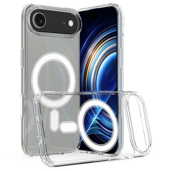 Θήκη iPhone Air - OEM - Σκληρή Θήκη PC+TPU - Διάφανο - MagSafe