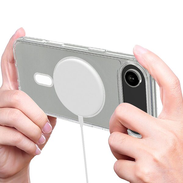 Θήκη iPhone Air - OEM - Σκληρή Θήκη PC+TPU - Διάφανο - MagSafe - Εικόνα 6