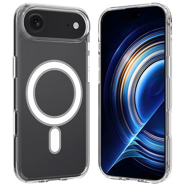 Θήκη iPhone Air - OEM - Σκληρή Θήκη PC+TPU - Διάφανο - MagSafe - Εικόνα 9