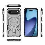 Θήκη iPhone Air - BIBERCAS J-16 Series - Σκληρή Θήκη PC+TPU - Γκρι - MagSafe - Εικόνα 4