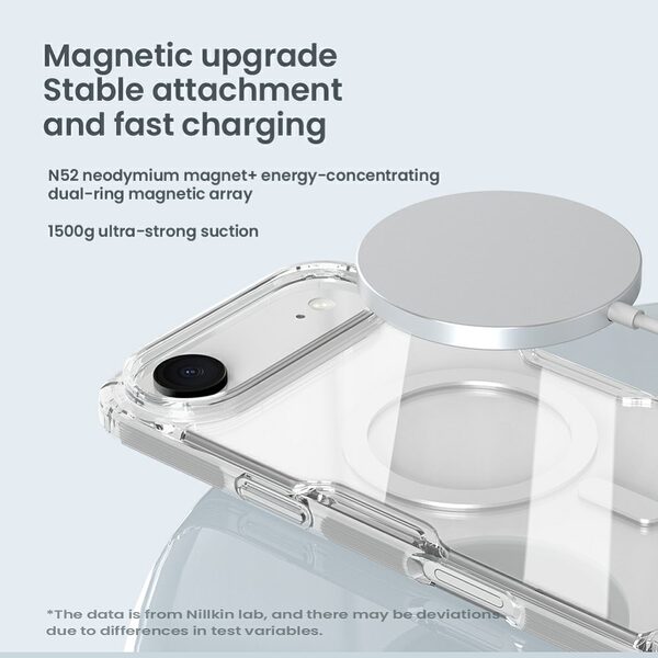 Θήκη iPhone Air - NILLKIN Nature Pro Series - Σκληρή Θήκη PC+TPU - Γκρι - MagSafe - Εικόνα 2