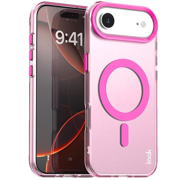 Θήκη iPhone Air - IMAK - Σκληρή Θήκη PC+TPU - Κόκκινο - MagSafe