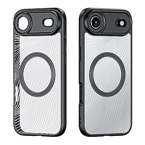 Θήκη iPhone Air - DUX DUCIS Aimo Series - Σκληρή Θήκη PC+TPU - Μαύρο - MagSafe - Εικόνα 2