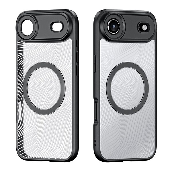 Θήκη iPhone Air - DUX DUCIS Aimo Series - Σκληρή Θήκη PC+TPU - Μαύρο - MagSafe - Εικόνα 2