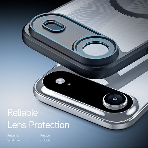 Θήκη iPhone Air - DUX DUCIS Aimo Series - Σκληρή Θήκη PC+TPU - Μαύρο - MagSafe - Εικόνα 7