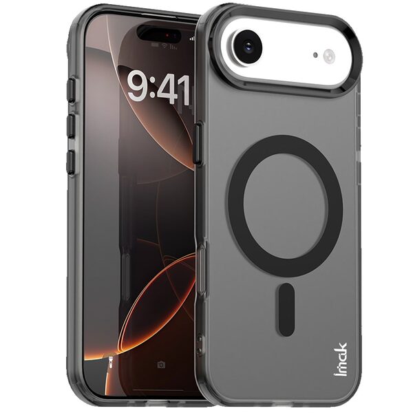Θήκη iPhone Air - IMAK - Σκληρή Θήκη PC+TPU - Μαύρο - MagSafe