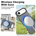 Θήκη iPhone Air - IMAK - Σκληρή Θήκη PC+TPU - Μαύρο - MagSafe - Εικόνα 2