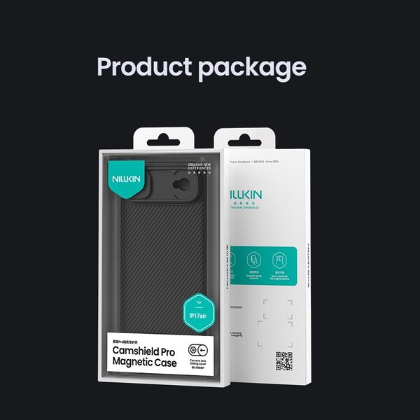 Θήκη iPhone Air - NILLKIN Camshield Pro - Σκληρή Θήκη PC+TPU - Μαύρο - MagSafe - Εικόνα 10