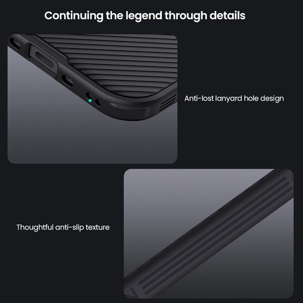 Θήκη iPhone Air - NILLKIN Camshield Pro - Σκληρή Θήκη PC+TPU - Μαύρο - MagSafe - Εικόνα 7