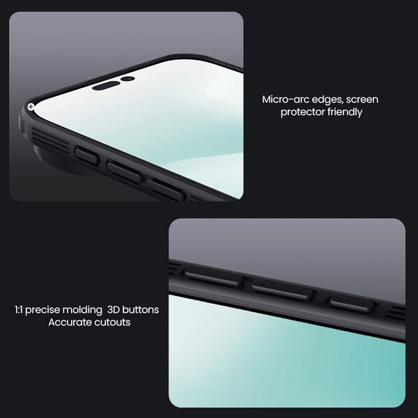 Θήκη iPhone Air - NILLKIN Camshield Pro - Σκληρή Θήκη PC+TPU - Μαύρο - MagSafe - Εικόνα 8