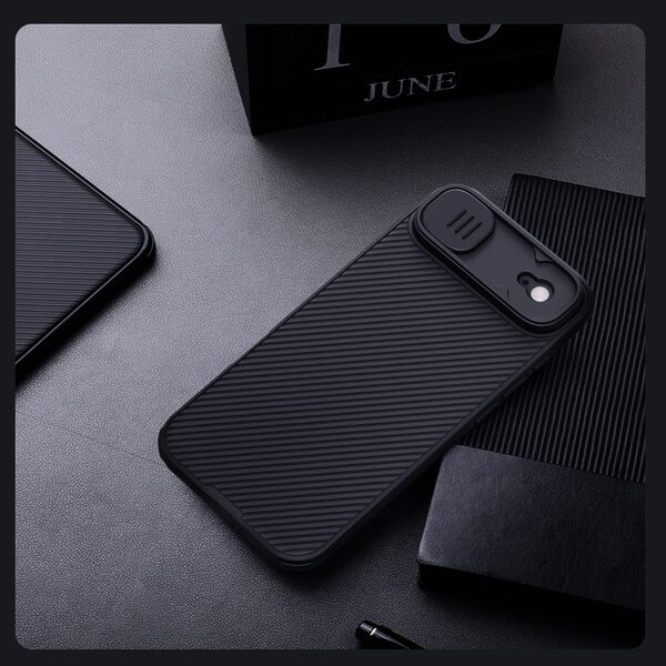 Θήκη iPhone Air - NILLKIN Camshield Pro - Σκληρή Θήκη PC+TPU - Μαύρο - MagSafe - Εικόνα 9