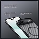 Θήκη iPhone Air - NILLKIN Camshield Pro Magnetic Series - Σκληρή Θήκη PC+TPU - Μαύρο - MagSafe - Εικόνα 3