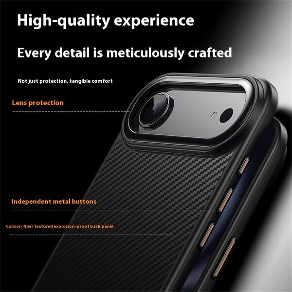 Θήκη iPhone Air - OEM - Σκληρή Θήκη PC+TPU - Μαύρο - MagSafe - Εικόνα 5