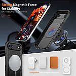 Θήκη iPhone Air - OEM - Σκληρή Θήκη PC+TPU - Μαύρο - MagSafe/Stand - Εικόνα 2
