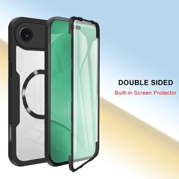 Θήκη iPhone Air - OEM - Σκληρή Θήκη PC+TPU - Μαύρο - MagSafe - Εικόνα 8