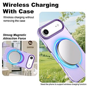 Θήκη iPhone Air - IMAK - Σκληρή Θήκη PC+TPU - Μωβ - MagSafe - Εικόνα 2