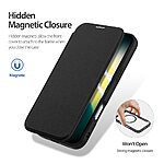 Θήκη iPhone Air - DUX DUCIS Skin X Pro Series - Flip Cover από Συνθετικό Δέρμα (PU) - Μαύρο - MagSafe/RFID - Εικόνα 9