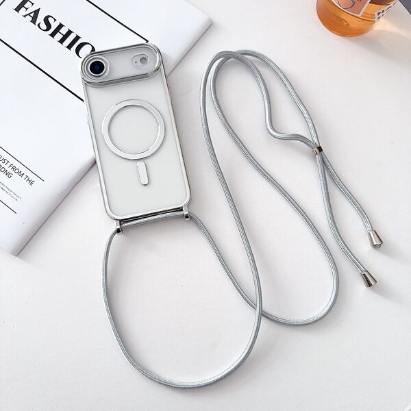 Θήκη iPhone Air - OEM - Πλάτη TPU - Ασημί - MagSafe