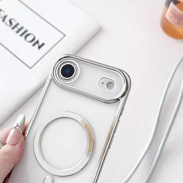Θήκη iPhone Air - OEM - Πλάτη TPU - Μαύρο - MagSafe - Εικόνα 4