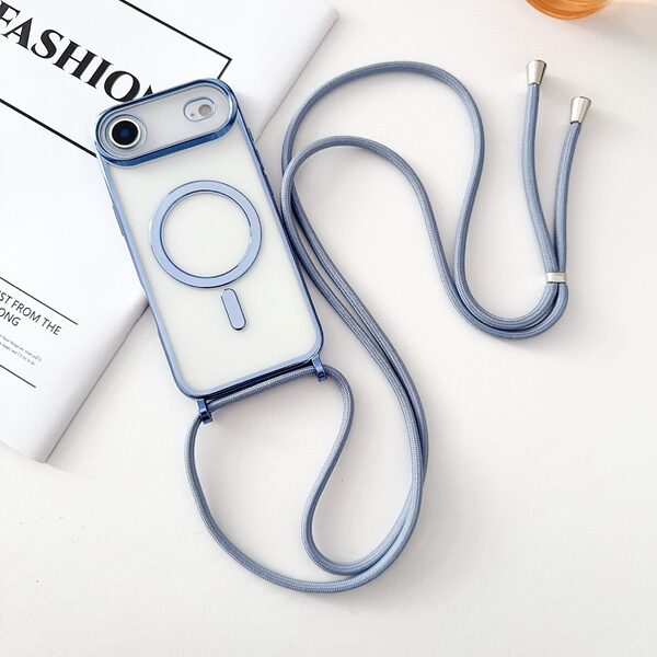Θήκη iPhone Air - OEM - Πλάτη TPU - Μπλε - MagSafe