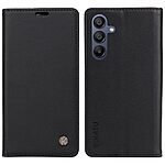 Θήκη Samsung Galaxy A17 5G / A17 4G / A26 5G / A16 4G / A16 5G - YIKATU YK-001 - Flip Πορτοφόλι από Συνθετικό Δέρμα (PU) - Μαύρο - Wallet/Stand