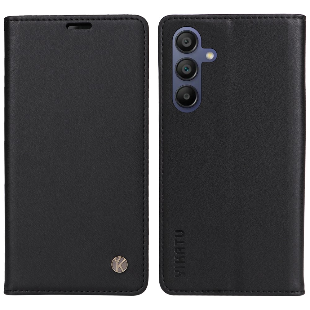 Θήκη Samsung Galaxy A17 5G / A17 4G / A26 5G / A16 4G / A16 5G - YIKATU YK-001 - Flip Πορτοφόλι από Συνθετικό Δέρμα (PU) - Μαύρο - Wallet/Stand Θήκη Samsung Galaxy A17 5G / A17 4G / A26 5G / A16 4G / A16 5G - YIKATU YK-001 - Flip Πορτοφόλι από Συνθετικό Δέρμα (PU) - Μαύρο - Wallet/Stand