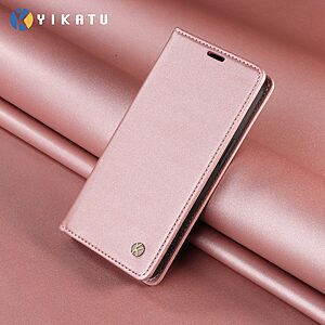 Θήκη Samsung Galaxy S25 5G / FE 5G - YIKATU - Flip Πορτοφόλι από Συνθετικό Δέρμα (PU) - Ροζ Χρυσό - Wallet/Stand - Εικόνα 2