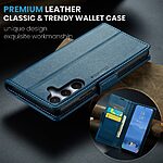 Θήκη Samsung Galaxy S25 5G / FE 5G - CASEME 023 - Flip Πορτοφόλι από Συνθετικό Δέρμα (PU) με TPU - Μπλε - RFID/Wallet/Stand - Εικόνα 7