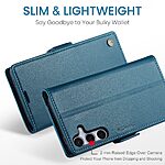 Θήκη Samsung Galaxy S25 5G / FE 5G - CASEME 023 - Flip Πορτοφόλι από Συνθετικό Δέρμα (PU) με TPU - Μπλε - RFID/Wallet/Stand - Εικόνα 8