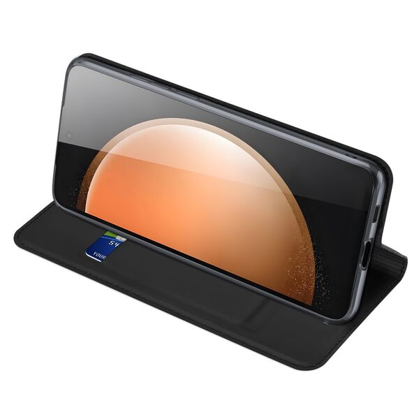 Θήκη Samsung Galaxy S25 5G / FE 5G - DUX DUCIS Skin Pro Series - Flip Πορτοφόλι από Συνθετικό Δέρμα (PU) - Μαύρο - Wallet/Stand - Εικόνα 7