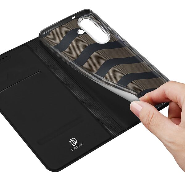 Θήκη Samsung Galaxy S25 5G / FE 5G - DUX DUCIS Skin Pro Series - Flip Πορτοφόλι από Συνθετικό Δέρμα (PU) - Μαύρο - Wallet/Stand - Εικόνα 9