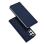 Θήκη Samsung Galaxy S25 5G / FE 5G - DUX DUCIS Skin Pro Series - Flip Πορτοφόλι από Συνθετικό Δέρμα (PU) - Μπλε - Wallet/Stand