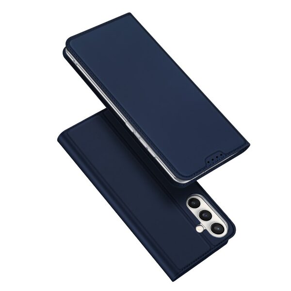 Θήκη Samsung Galaxy S25 5G / FE 5G - DUX DUCIS Skin Pro Series - Flip Πορτοφόλι από Συνθετικό Δέρμα (PU) - Μπλε - Wallet/Stand