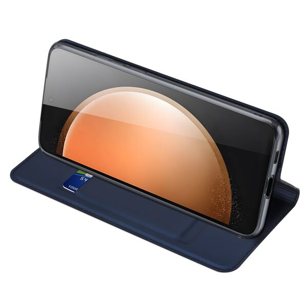 Θήκη Samsung Galaxy S25 5G / FE 5G - DUX DUCIS Skin Pro Series - Flip Πορτοφόλι από Συνθετικό Δέρμα (PU) - Μπλε - Wallet/Stand - Εικόνα 7