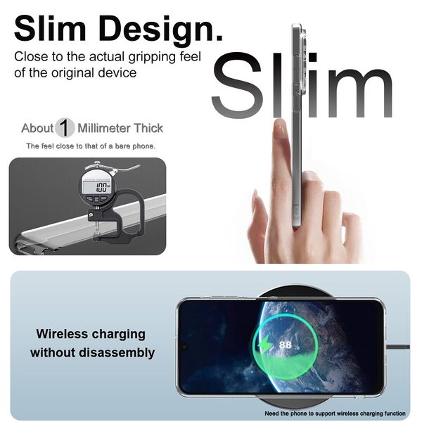 Θήκη Samsung Galaxy S25 5G / FE 5G - IMAK UX-5 Series - Πλάτη TPU - Διάφανο - Εικόνα 5
