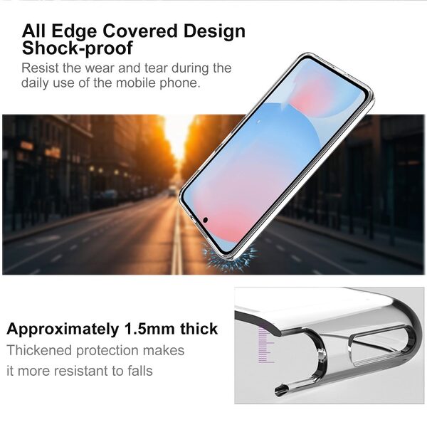 Θήκη Samsung Galaxy S25 5G / FE 5G - IMAK UX-10 Series - Πλάτη TPU - Διάφανο - Εικόνα 4